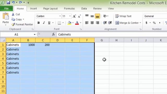 How to select cells in your Excel Worksheets смотреть онлайн
