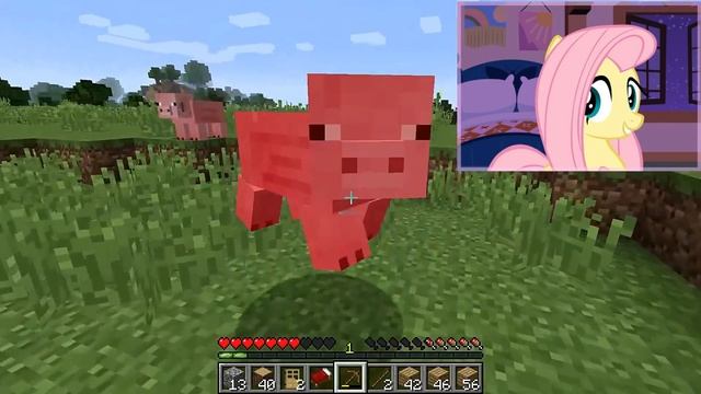 Fluttershy Plays: Minecraft