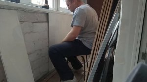 ПЕНА ВЫРУЧАЕТ!!! ПВХ панели на кривую стену...быстро!THE FOAM HELPS!!!  panels on the curved wall..