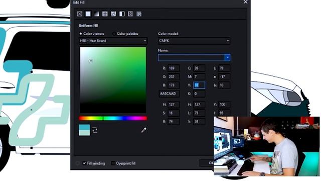Criando uma arte PROFISSIONAL para plotagem de carros com adesivos [Envelopamento de carros] смотреть онлайн