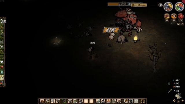 [Cheese] Самый легкий способ убийства Близнецов Ужаса | Twins of Terror solo Don't Starve Together смотреть онлайн