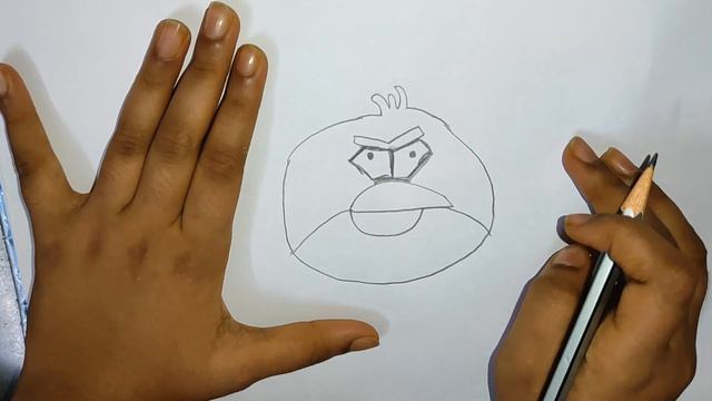 Angry Bird Drawing | Red Angry Bird Drawing | Easy Red Angry Bird Step by Step Drawing смотреть онлайн