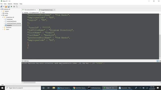 MongoDB Insert and Delete Operations #Part6 смотреть онлайн