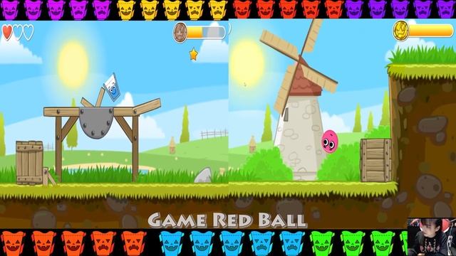 Happy Glass vs Love Balls in Red Ball 4 EPISODE 1 PERFECT 'GREEN HILLS' Game For Kids смотреть онлайн