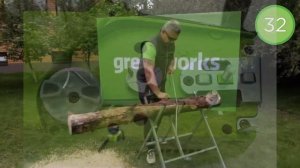 Насколько хватает батареи. Тест драйв аккумуляторной цепной пилы Greenworks GD40CS40