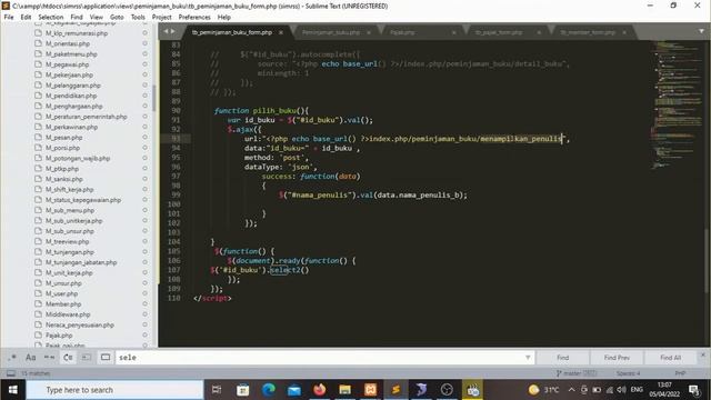 Mengisi input form otomatis dengan menggunakan ajax javascript смотреть онлайн