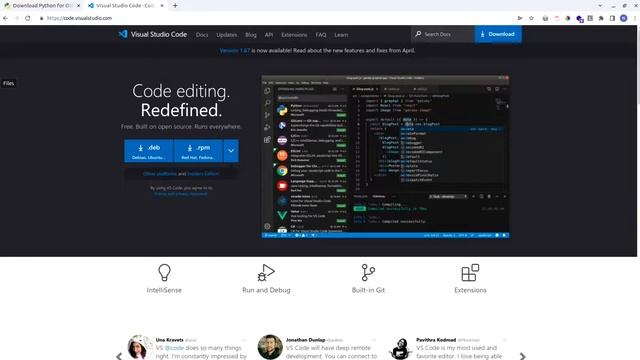 PYTHON and VS CODE / How to download python? / How to download visual studio code? смотреть онлайн