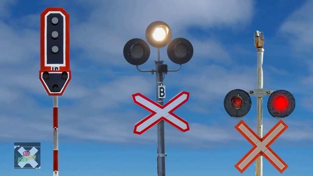 ANIMATED RAILWAY SIGNAL / RAILWAY CROSSING смотреть онлайн
