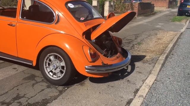 Cold Start of Type 1 VW Beetle with Type 4 2.0 Porsche 914 Engine Conversion смотреть онлайн