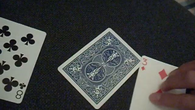 One Handed Wild card trick - my Xmas present for mismag822! смотреть онлайн