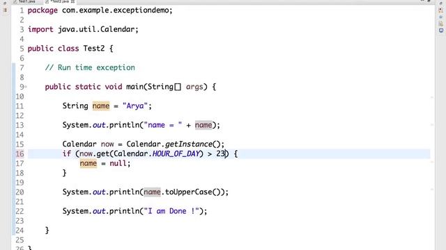 Class 17 Java Exception Handling : Class 1 смотреть онлайн