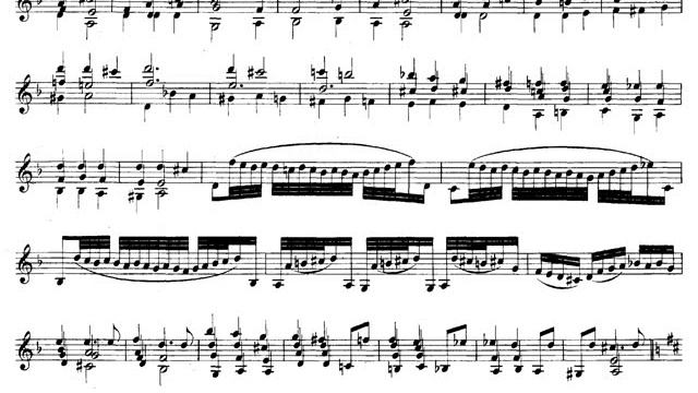 J. S. Bach. Partita para violín solo nº 2 en Re menor BWV 1004 V-Chaconne. Partitura y Audición смотреть онлайн