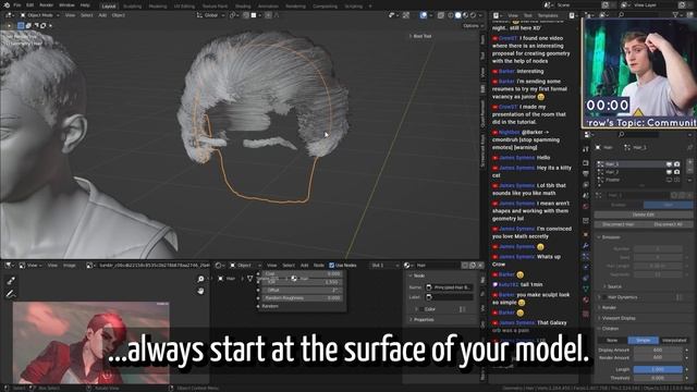 Make Blender Particle Hair easier for yourself. смотреть онлайн