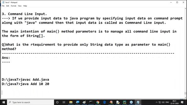 Importance of main() method in JAVA || by Mr. Nagoor Babu On 21-01-2020 @ 7:30AM смотреть онлайн