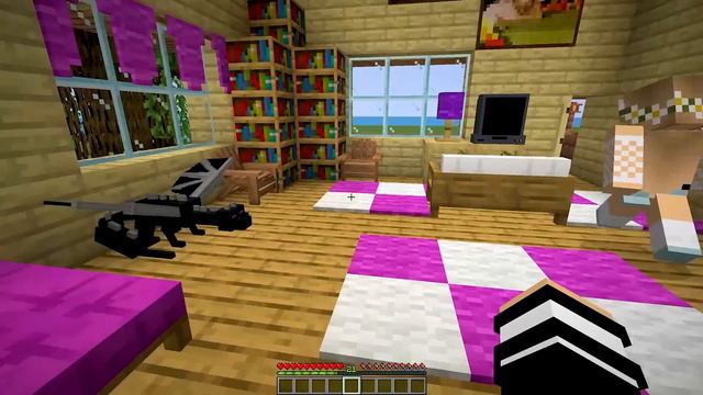 Minecraft: Noob builder vs. professional builder смотреть онлайн