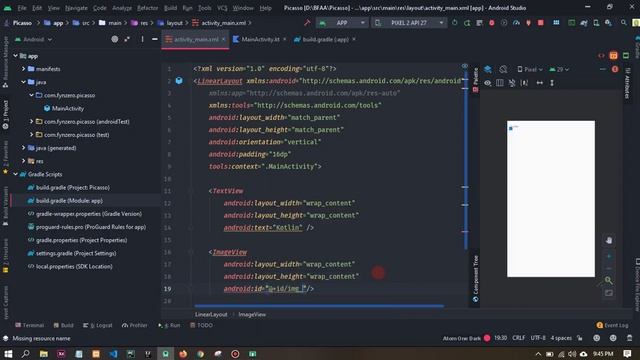 Cara Menampilkan Gambar Menggunakan Picasso Di Android Studio смотреть онлайн