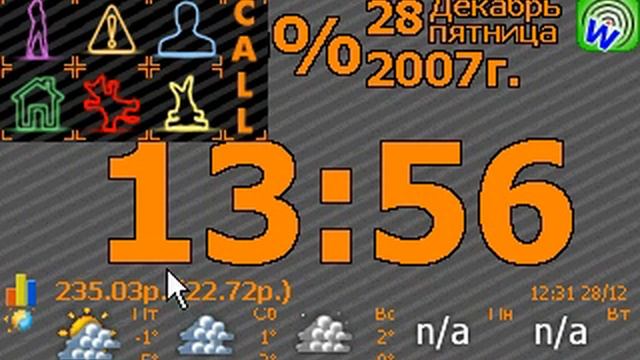 WisBar+WB Desktop+neon icons смотреть онлайн