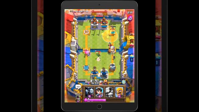 Clash Royale 2V2 Training with Mega/Minions & Hog/Witch Combo смотреть онлайн