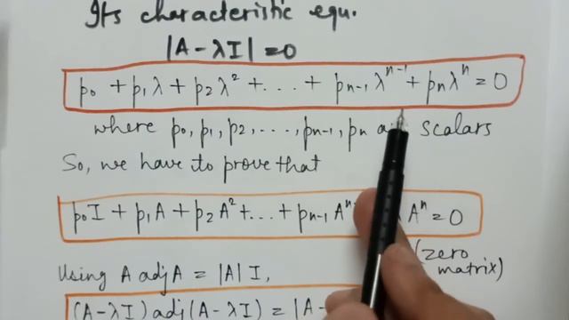 Cayley Hamilton Theorem (Proof) | Eigen Values And Eigen Vectors | Linear Algebra