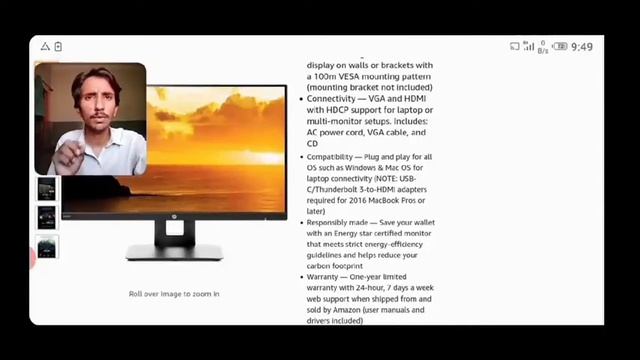 hp vh240a 23.8-inch full hd 1080p ips led monitor смотреть онлайн