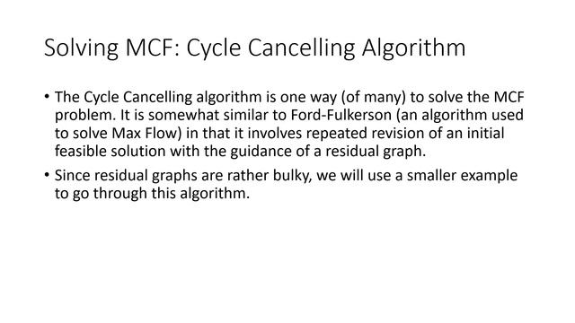 Min Cost Flow: Cycle Cancelling Algorithm and ILP Formulation смотреть онлайн