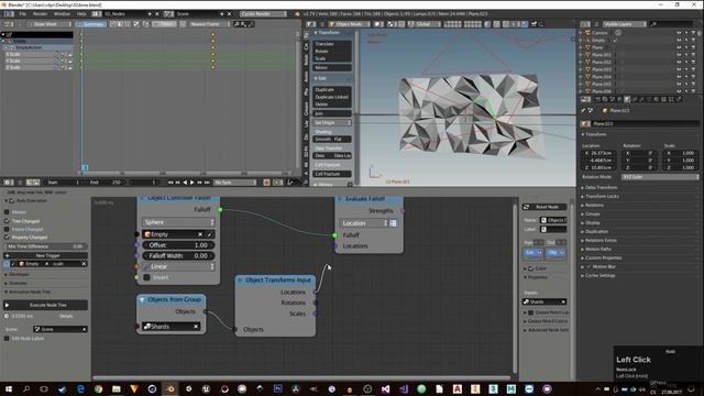 [013] Blender Tutoial - Transition effect [Physics + Animation nodes] смотреть онлайн