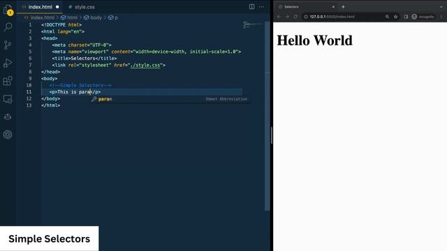 Learn CSS Simple Selectors [ Tag, ID, Class ] | Beginners | Velmurugan смотреть онлайн
