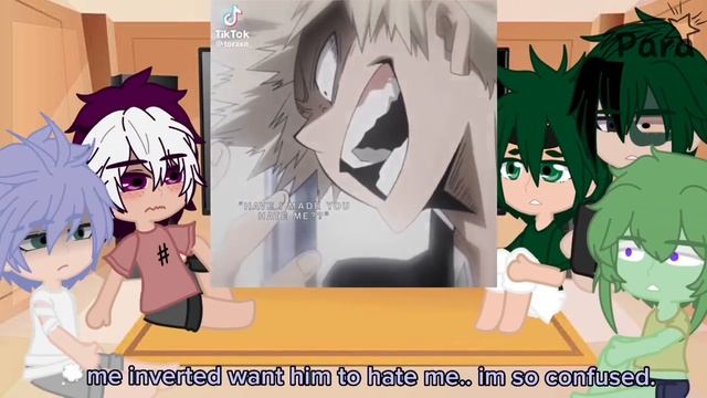 Inverted AU React To Bakugou +Original BNHA (Part 2) // Bkdk??//