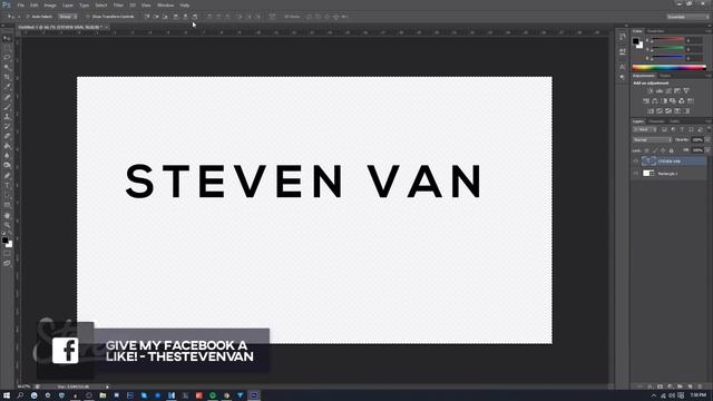 Text Transparency Effect Using Adobe Photoshop CS6/CC! (2016/2017)