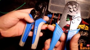 Клещи для обжима втулочных наконечников HSC8 6-16мм