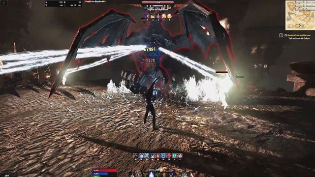 Solo Bow Stamina Sorcerer for Vateshran Hollows and Normal DLC Dungeons | ESO Firesong DLC смотреть онлайн