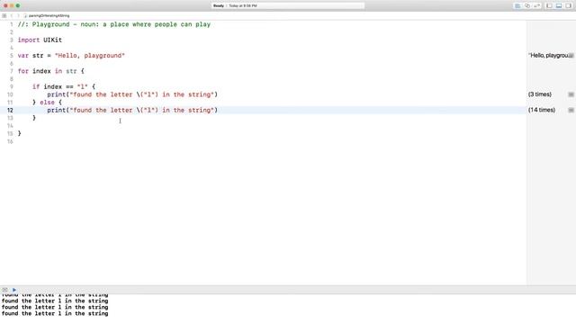Swift 4 - parsing or iterating A String смотреть онлайн