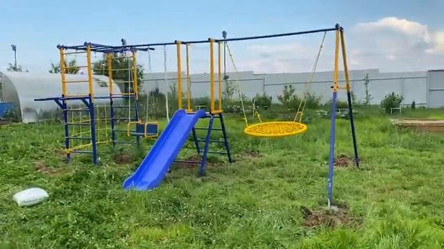 Детские Уличные Комплексы: купить спортивную игровую площадку для дачи с качелями смотреть онлайн