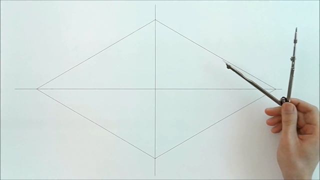 Как начертить овал. Эллипс вписанный в ромб смотреть онлайн