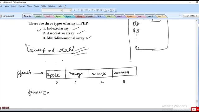 Lec 10 : Indexed array in php in Hindi | php beginners | array in php смотреть онлайн