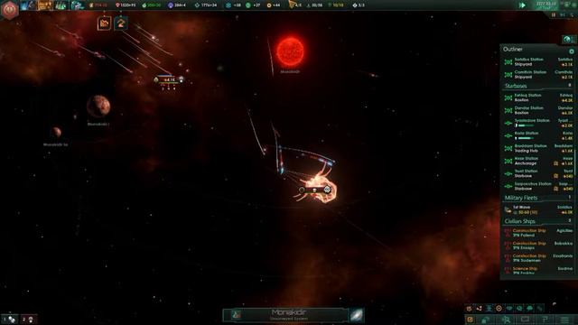 Stellaris - Raiders vs Stellarite devourer смотреть онлайн
