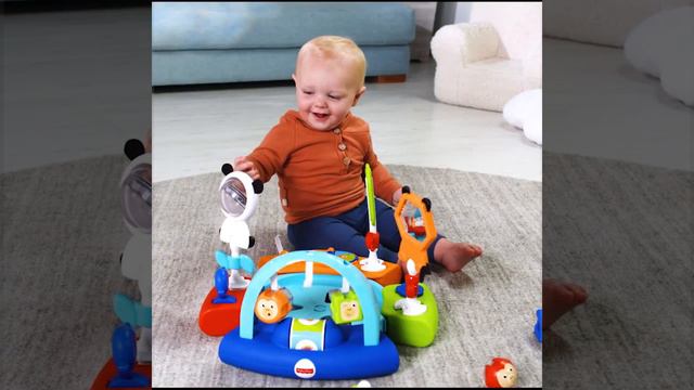 Розвивальний центр 3-в-1 "Крутись та сортуй“ Fisher-Price смотреть онлайн
