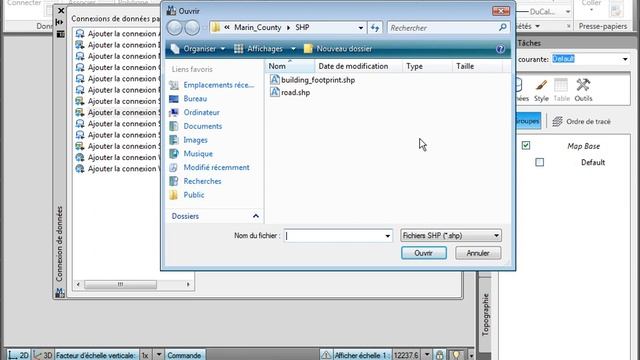 AutoCAD Map 3D 2011 - Connexion aux données смотреть онлайн