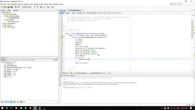 Uniq Tutorial #1 (Display Date & Time Using Netbeans IDE) смотреть онлайн