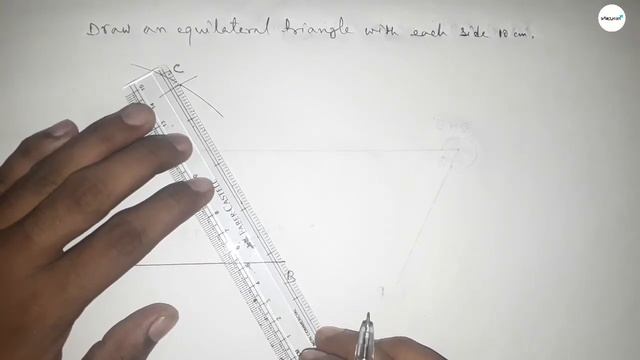 How to draw an equilateral triangle with each side 10 cm.shsirclasses. смотреть онлайн