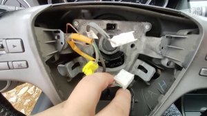 как снять руль с Мазда 6