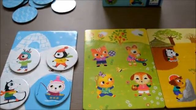 Djeco Lottó játék bemutatása (Djeco loto 4 friends) смотреть онлайн