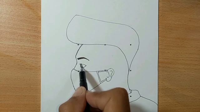 How to draw boy face from 9 points | Dots boy drawing step by step | Dots Drawing | points drawing смотреть онлайн