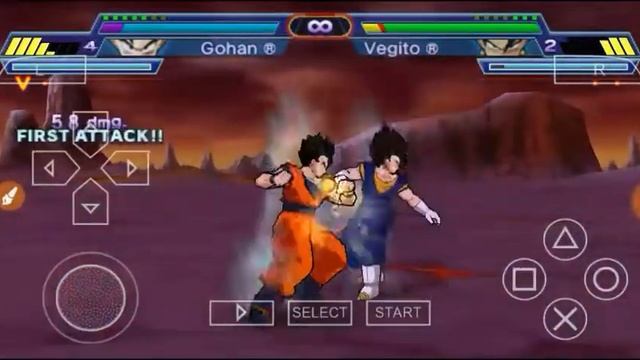My gameplay of Dragon ball Z shin budokai another road смотреть онлайн