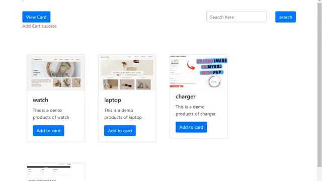 View All products in Cart eCommerce Shopping Cart using PHP and MySql in Hindi View cart in php | смотреть онлайн