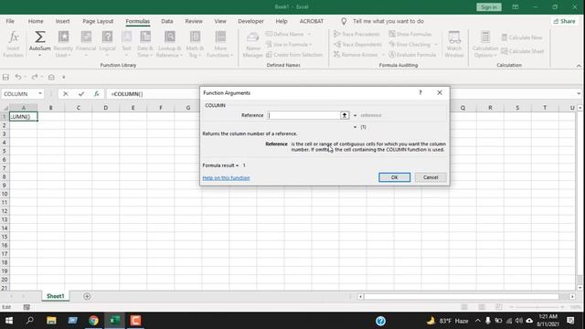 How to Use COLUMN Function in Excel смотреть онлайн
