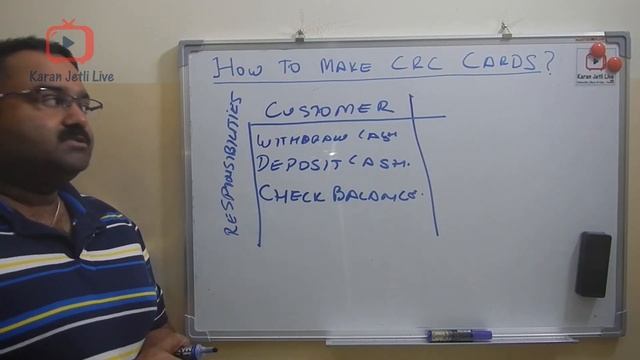 How to make crc (class responsibility collaborations) cards? explained with example смотреть онлайн