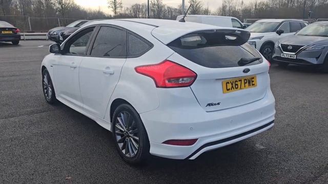 Ford Focus | 1.5 TDCi 120 ST-Line 5dr | CX67PWE | White смотреть онлайн