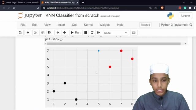 Creating KNN classifier from scratch - ML with Python - Part - 15 смотреть онлайн