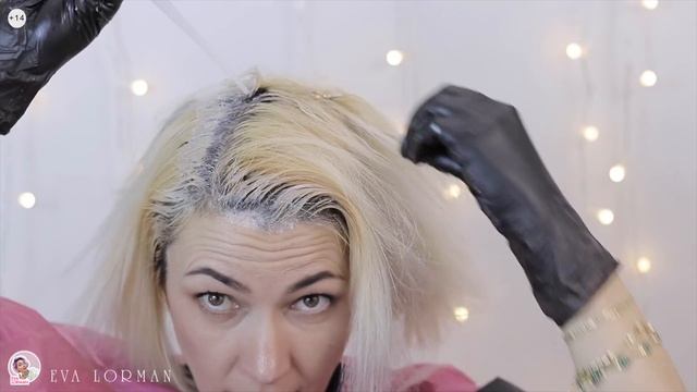 Окрашивание волос Холодный Блонд самой себе дома | Как сделать жемчужный цвет волос самой себе смотреть онлайн